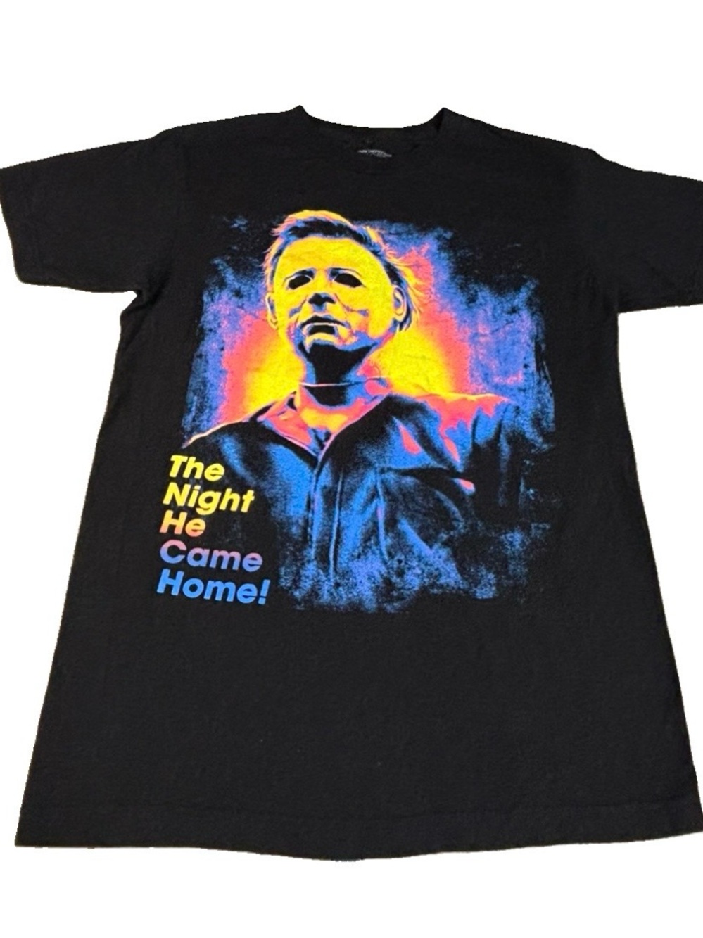 Men’s Small HALLOWEEN Movie T-Shirt Michael Myers Horror Graphic Tee Halloween